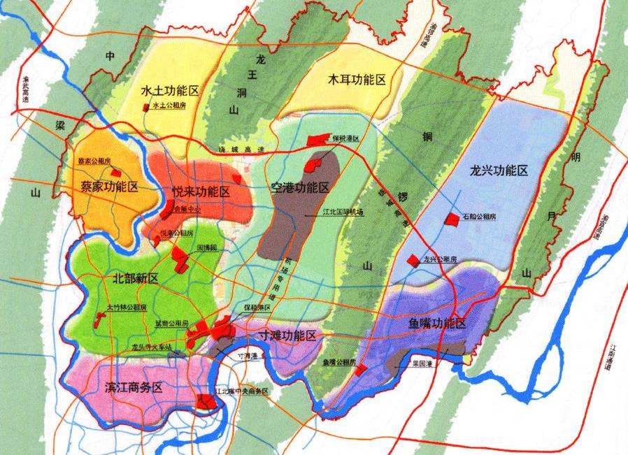 重庆礼嘉未来城市蓝图最新规划图曝光！