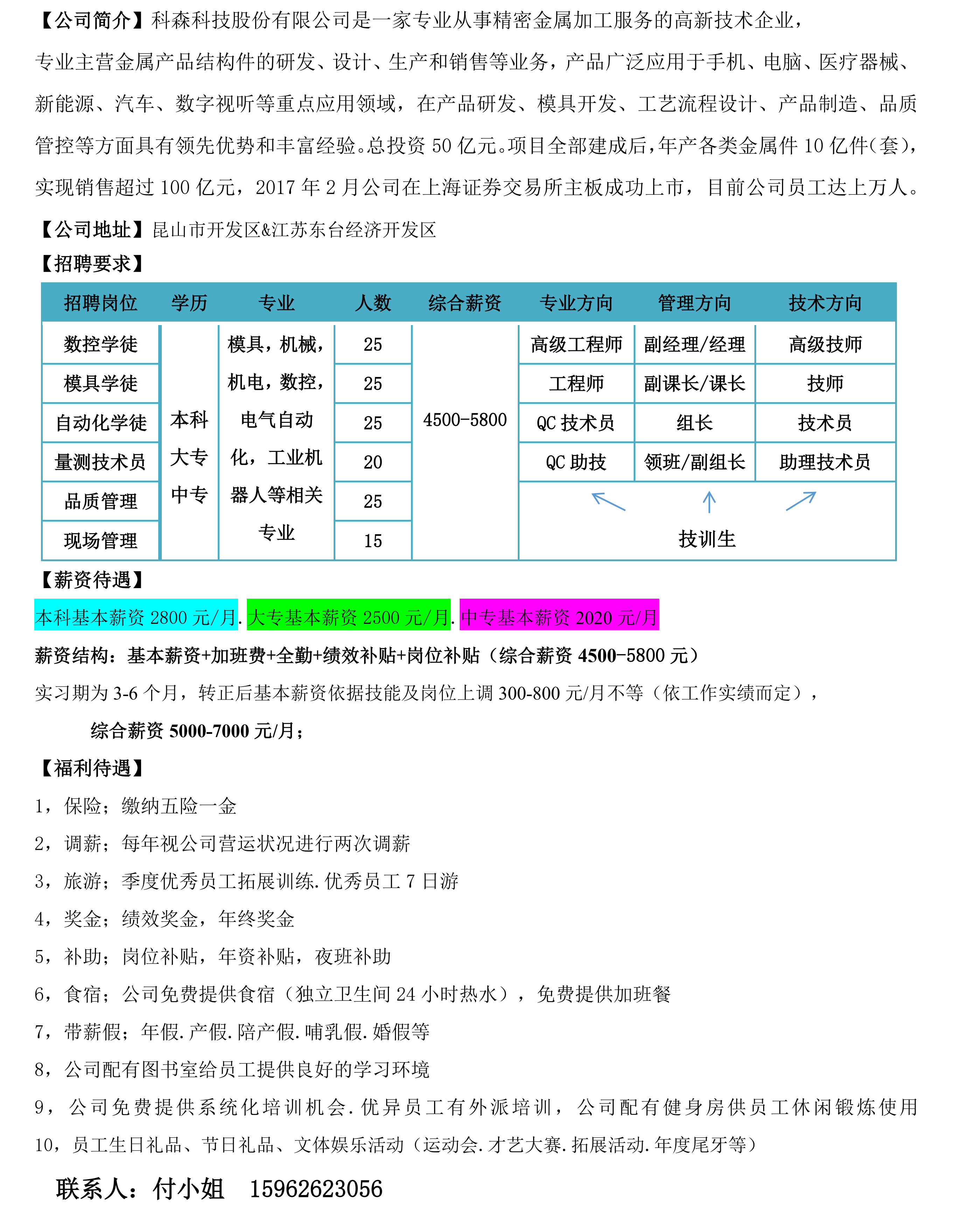 昆山科森科技最新招聘动态，探索职业发展无限可能